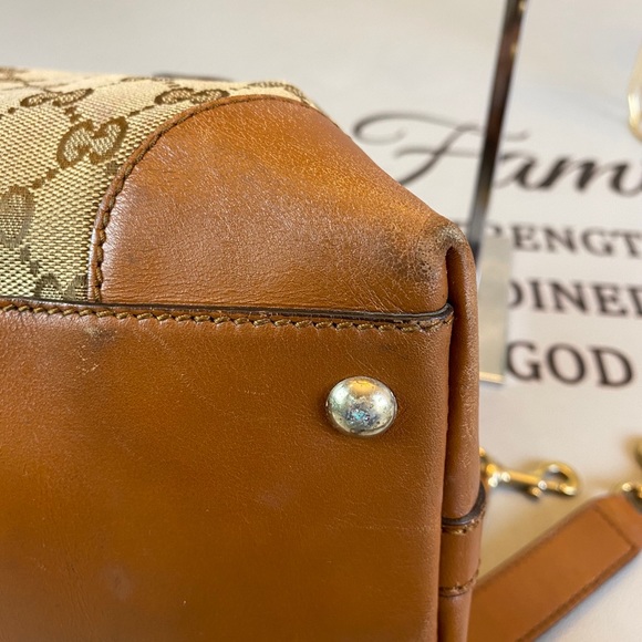 🔥Gucci GG Logo Supreme Shoulder Bag Satchel🔥 - Picture 8 of 15